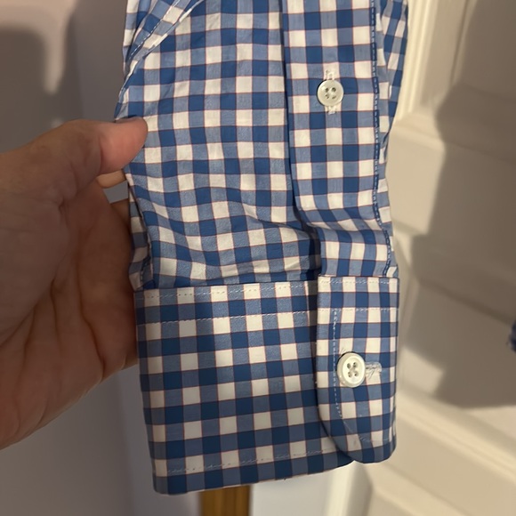 Vineyard Vines Bluff Gingham Performance Cooper Shirt size XS - Picture 5 of 5